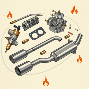 “Automotive fuel supply and exhaust components for efficient performance and reduced emissions”