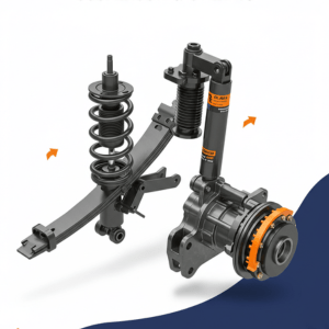 “Automotive suspension and steering components for improved handling, stability, and ride comfort”