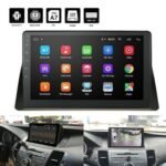 Car Android stereo head unit with touchscreen and GPS navigation system, designed for Honda Accord 2008–2013, on white background.