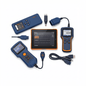 “Car diagnostic tools including OBD2 scanners and engine code readers”
