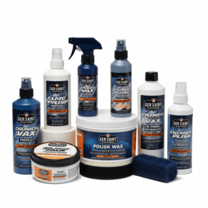 “Car polishes and waxes for enhancing shine and protecting the vehicle’s paint”