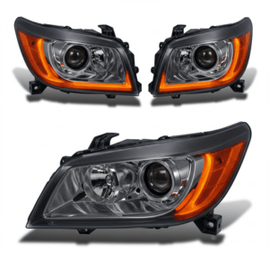 “Modified car headlights and taillights for vehicle tuning and customization”