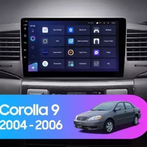 HD Android car navigation radio player with reverse camera for Toyota Corolla 2003–2007